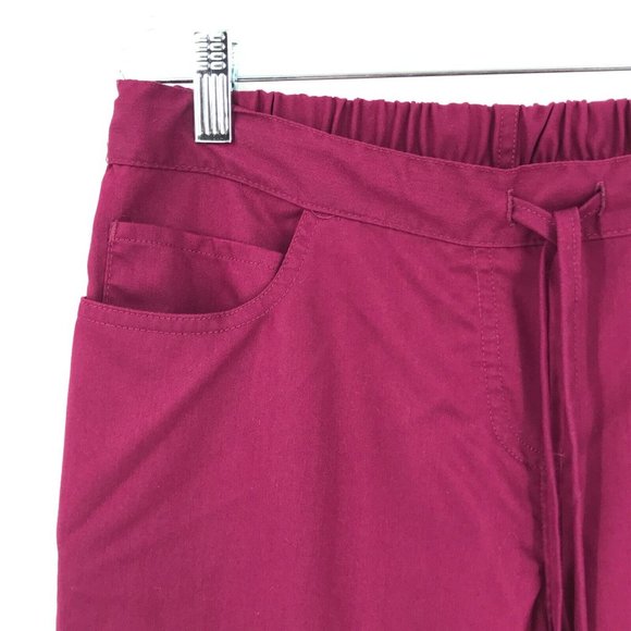 Barco Greys Anatomy Womens Scrub Pants Medium Purple Pull On Bottoms Pockets - Picture 8 of 15